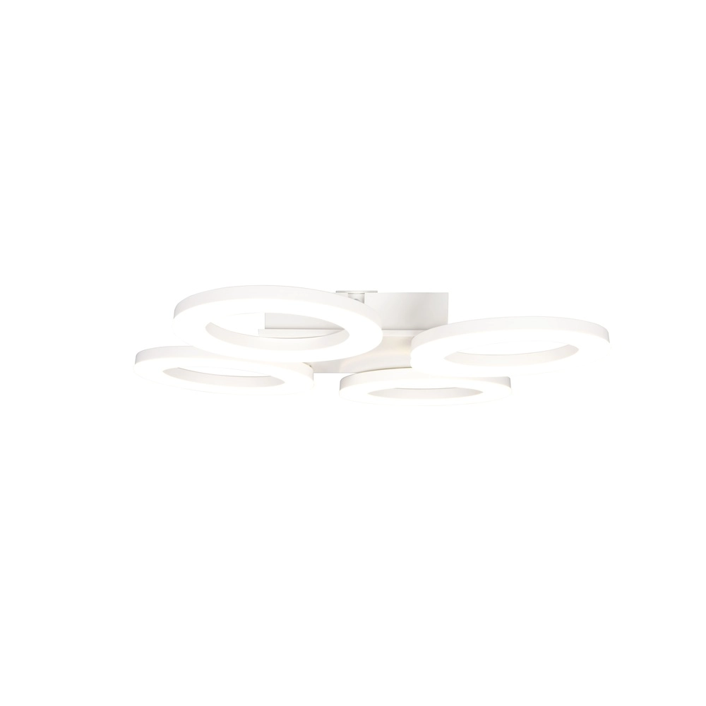 Lampe de plafond à design Cemi Rond blanc Trio 4017807704365