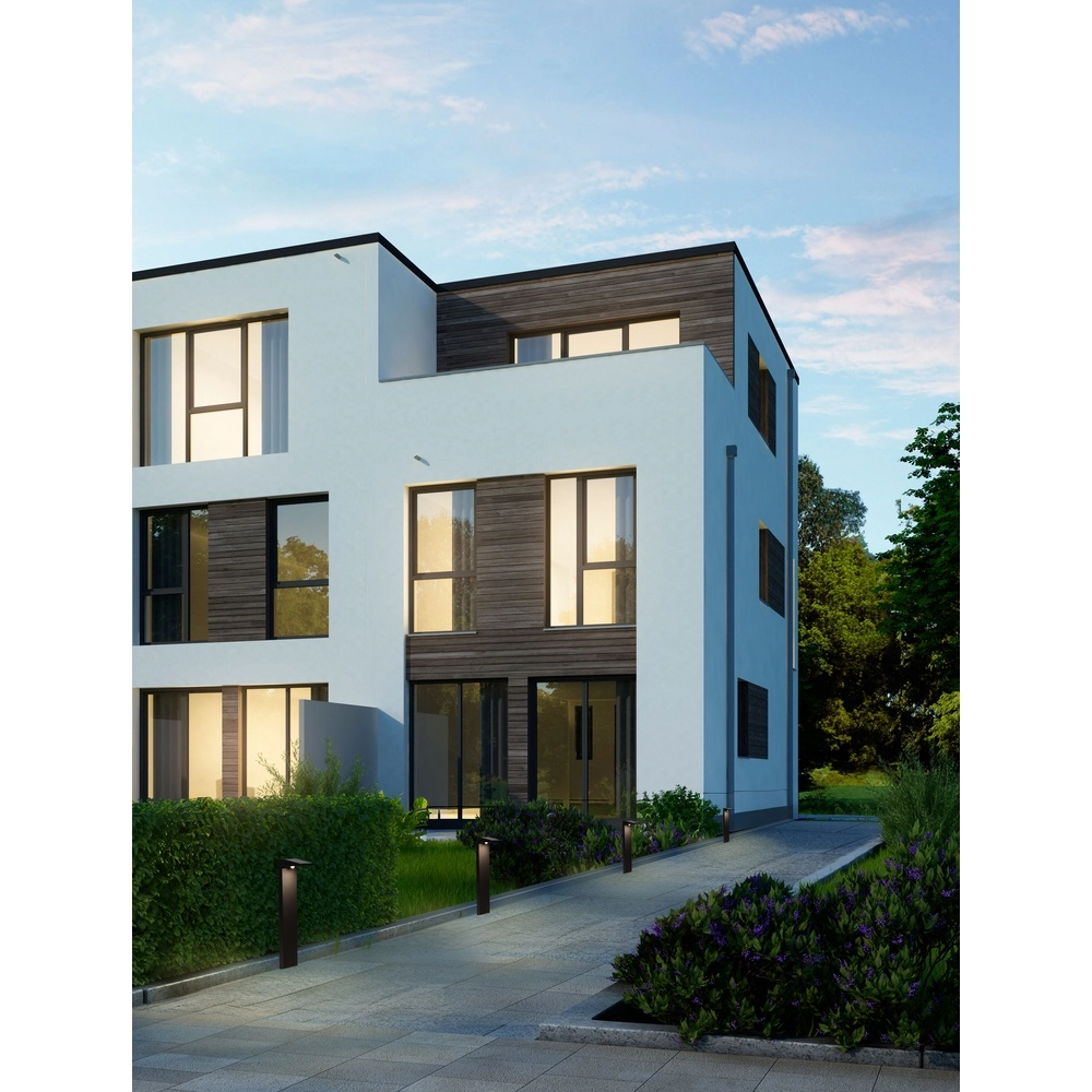 Lampe de jardin solaire Tek noir Lyora 5212017479136