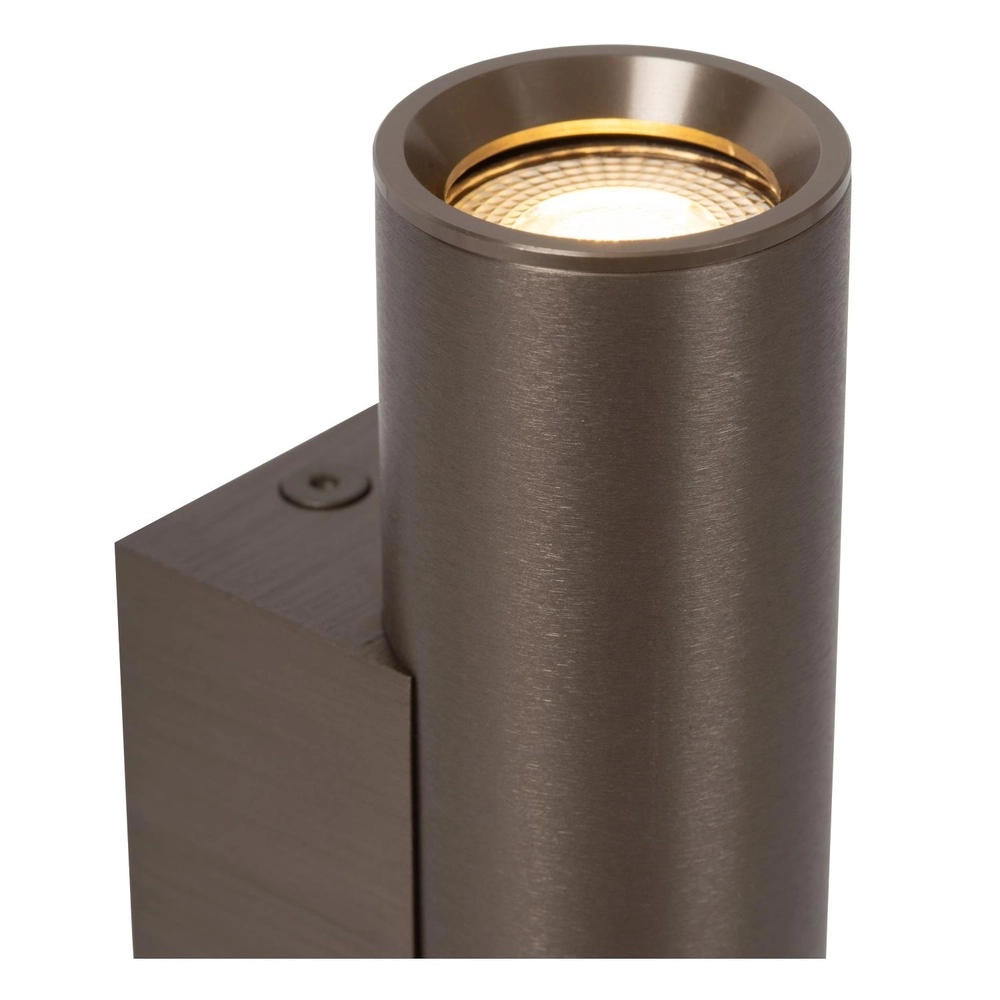 Lumière vers le haut et vers le bas Dupla Café marron mini GU10 Lucide 5411212094063