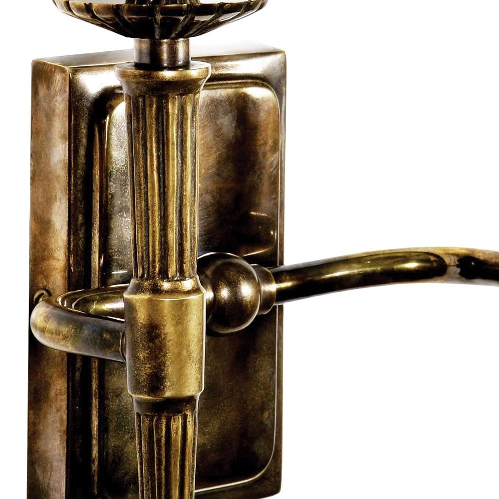 Chandelier antique Hampton 2 lumières - cuivre antique (ant) Limehouse