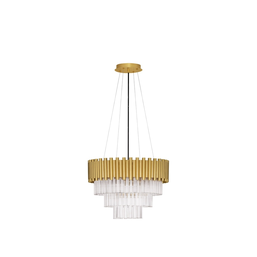 Suspension Magnolia or avec cristal Ø 50cm Lyora 5212017435026