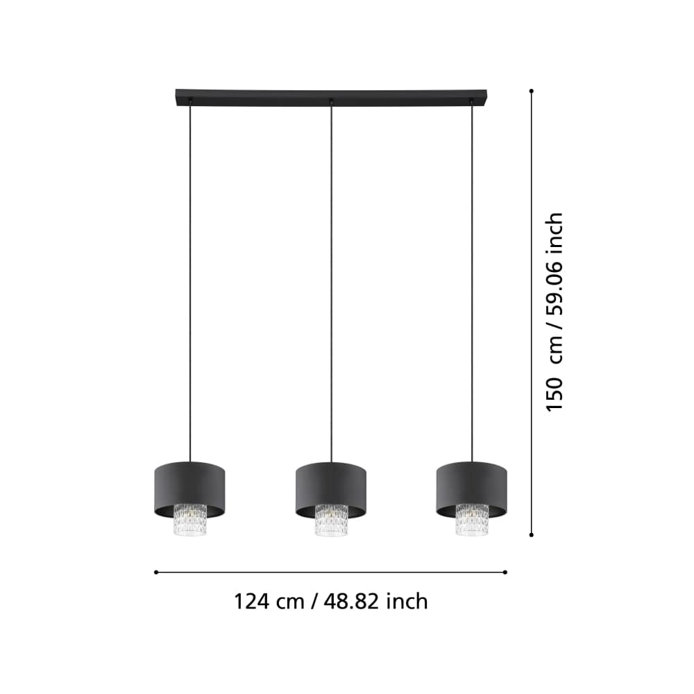 Lampe suspendue pour salle à manger Sapuara avec du cristal Stars of Light 9002759399788