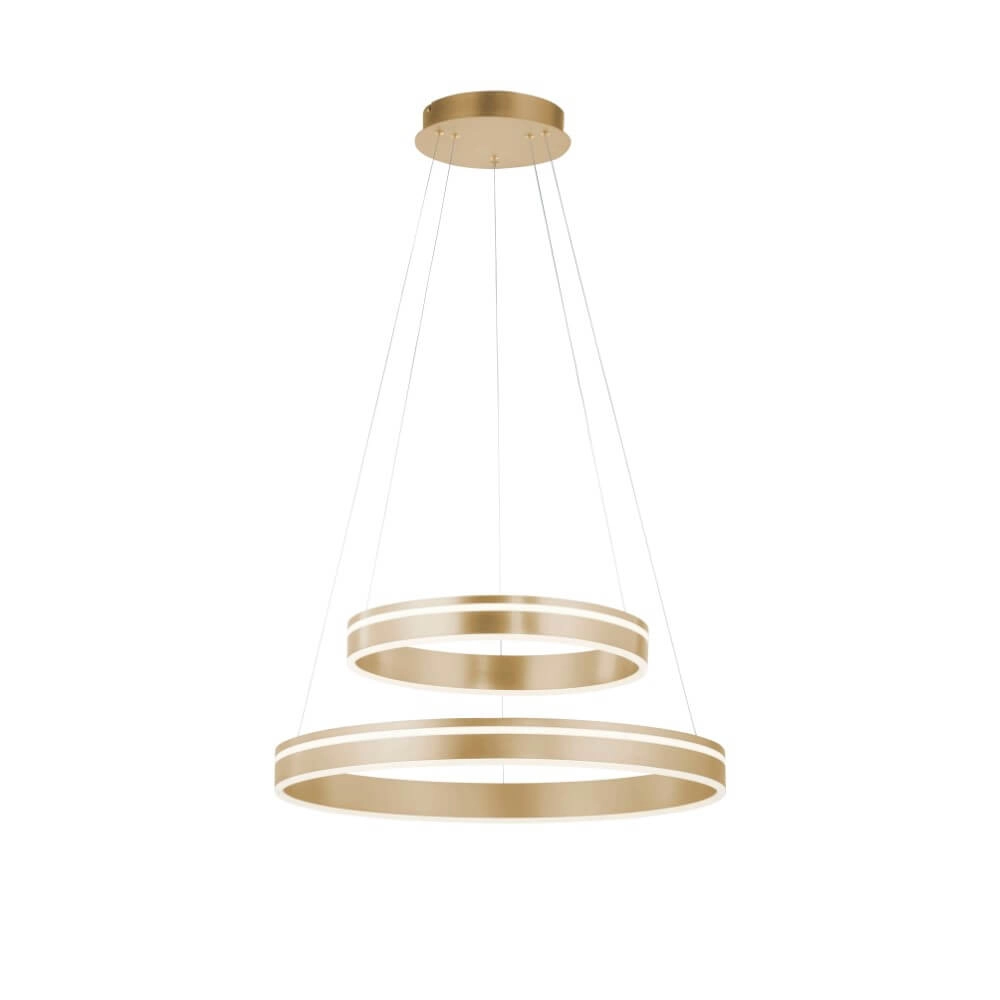 Lampe suspendue Q-Vito Ø 59cm en laiton Paul Neuhaus 4012248357781