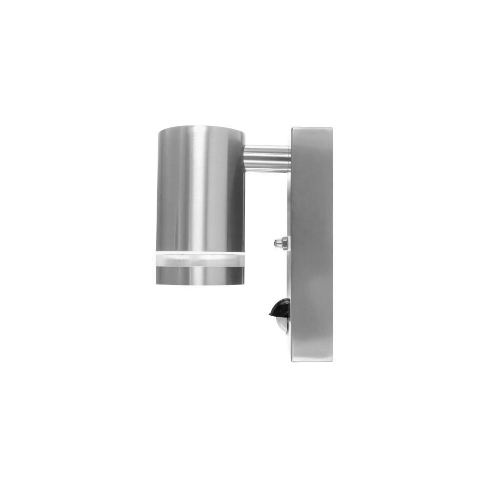 Projecteur mural avec capteur Opden Acier inoxydable - 1x GU10 Lyora 5055788285632