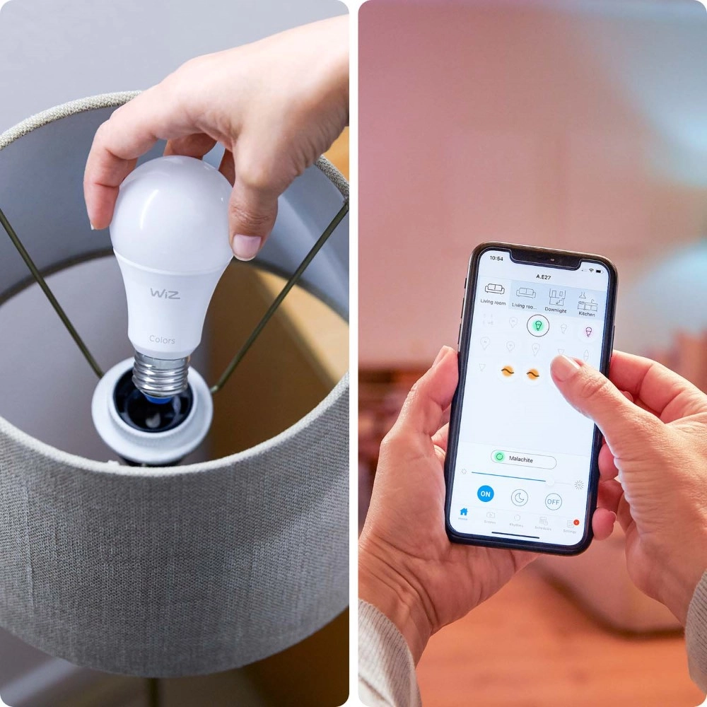 Source de lumière 8,5W - E27 - Led 2700-6500K WiZ 8718699787059