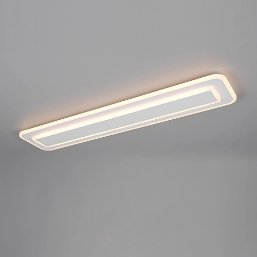 Lampe de plafond moderne Riva Blanc 90 cm
