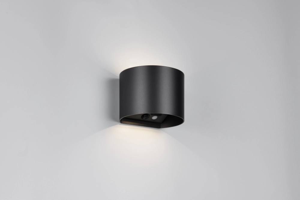 Applique murale rechargeable Genie Noir avec capteur