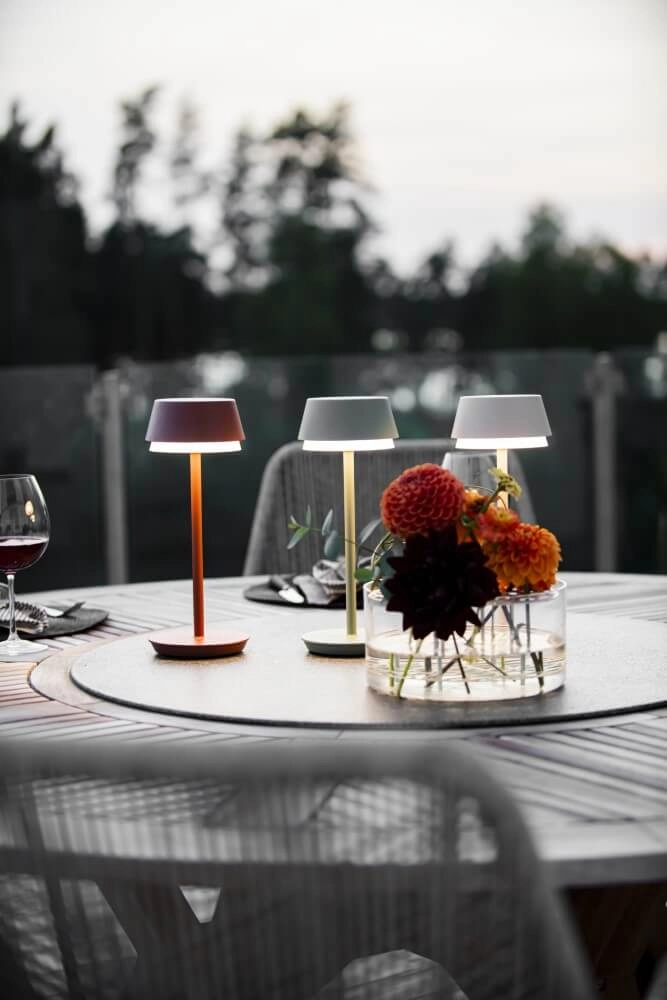 Lampe de table Lyon terre cuite avec fonction RVB KonstSmide 7318307830965