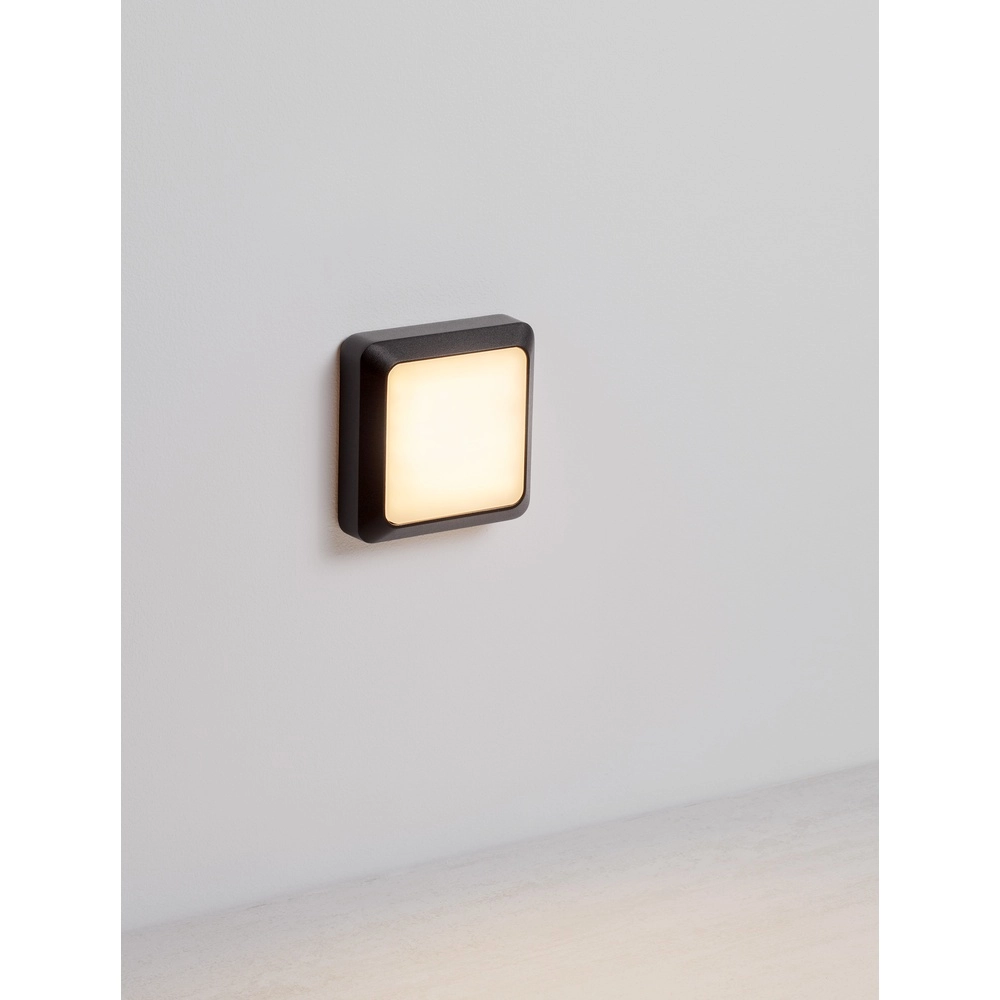 Applique murale carrée Appia anthracite Lyora 5212017449580
