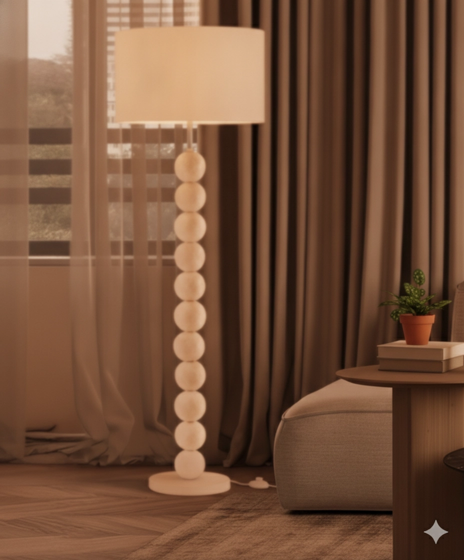 Lampadaire blanc Chamois concevoir