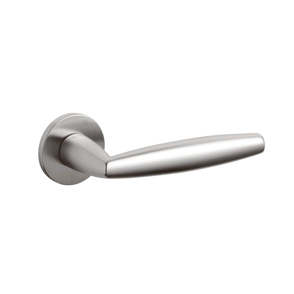 Poignée de porte design Aurelia acier inoxydable mat