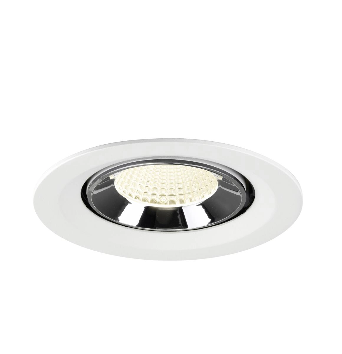 Spot encastré Numinos Gimble M blanc/chrome 4000K - 40 deg SLV 4024163311632