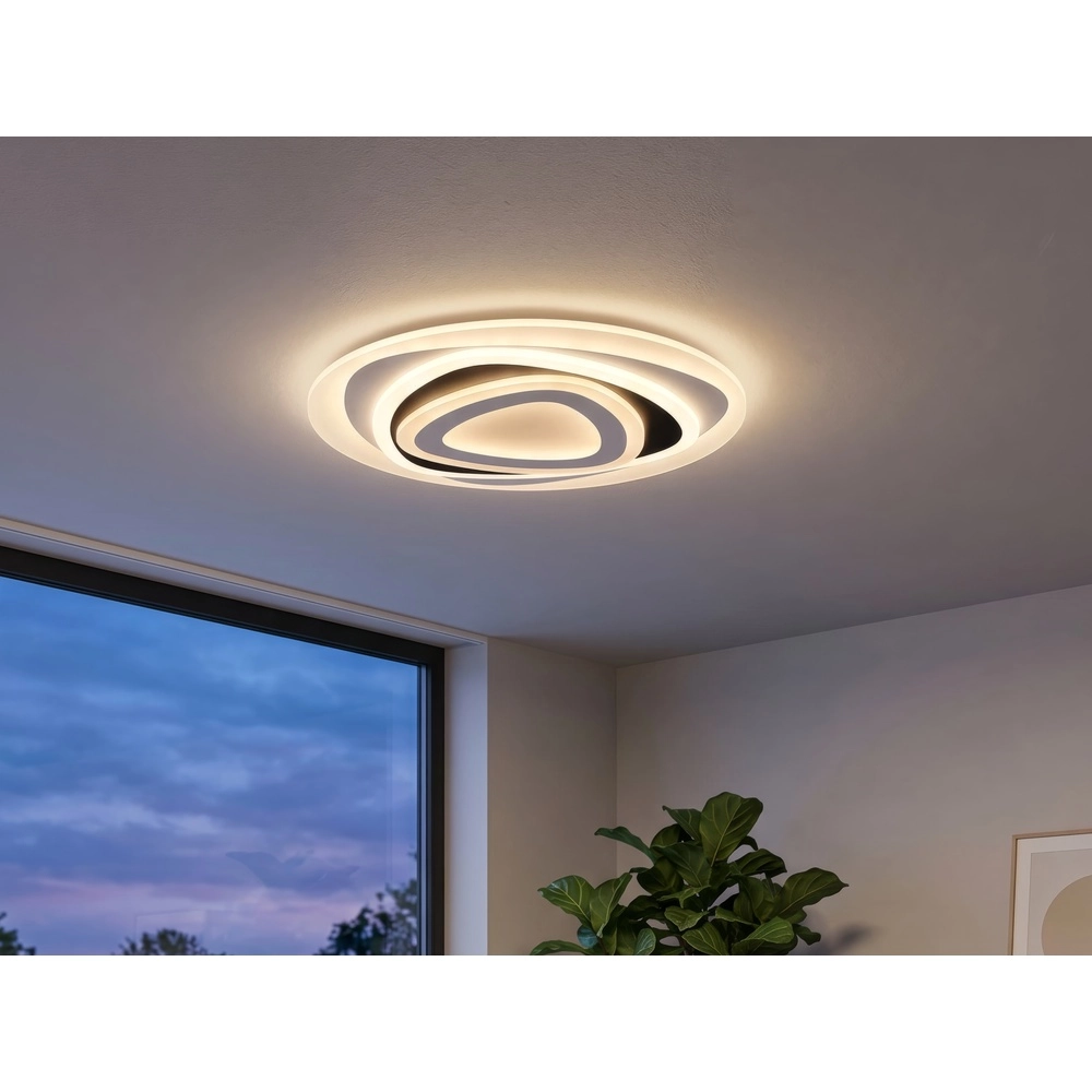 Éclairage de plafond Zilo Blanc moderne Trio 4017807704464