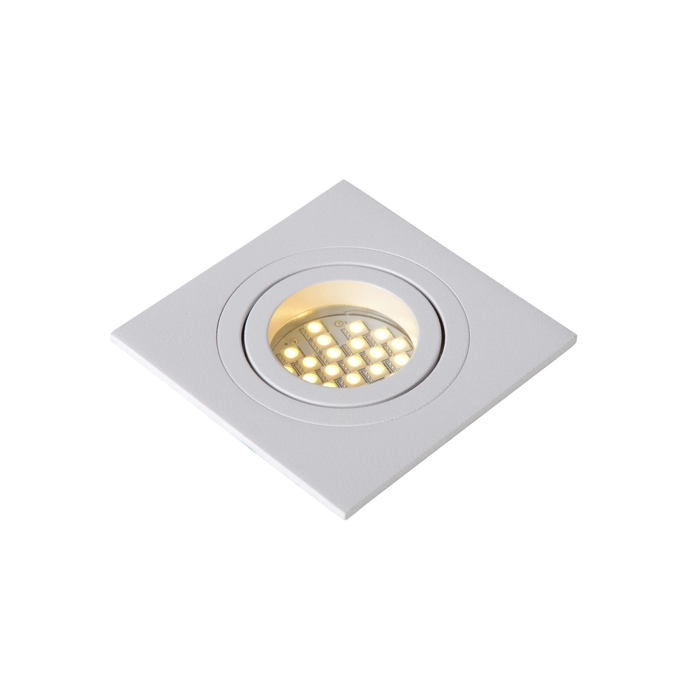 Projecteur encastré Tube Blanc carré Lucide 5411212220899