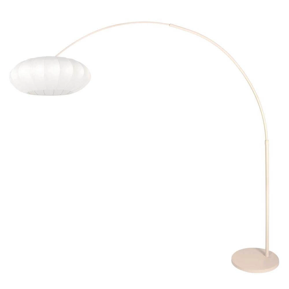 Lampe à arc Sparkled Light crème avec abat-jour blanc Ø 60cm Steinhauer 8712746179996