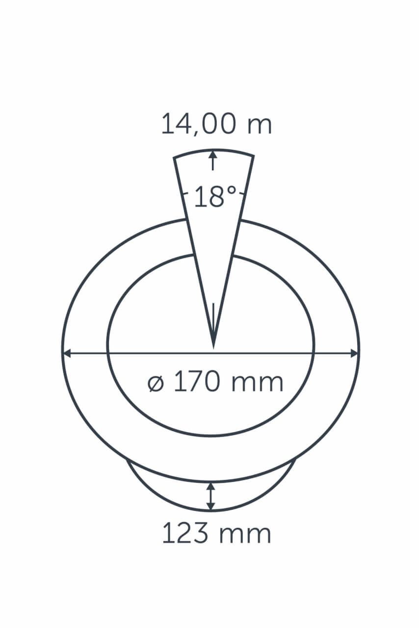 Spot au sol Big Nero Narrow LED 12 volts In-lite 8717051004582