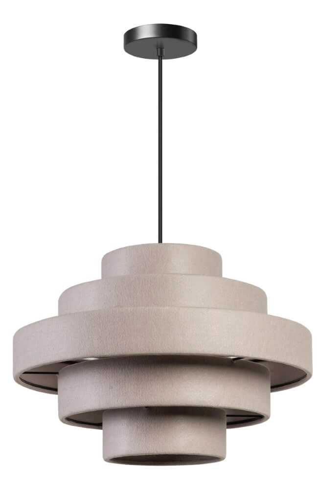 Lampe suspendue moderne Jones crème