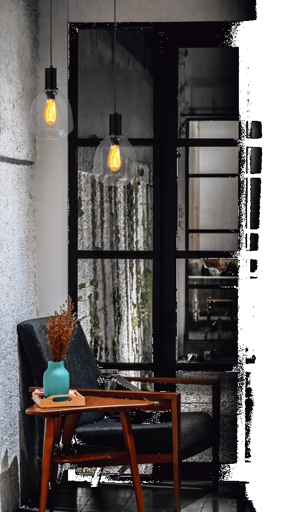 Lampe suspendue noire Porto avec verre clair Nicolette - Ø 20cm Masterlight 8718121269368