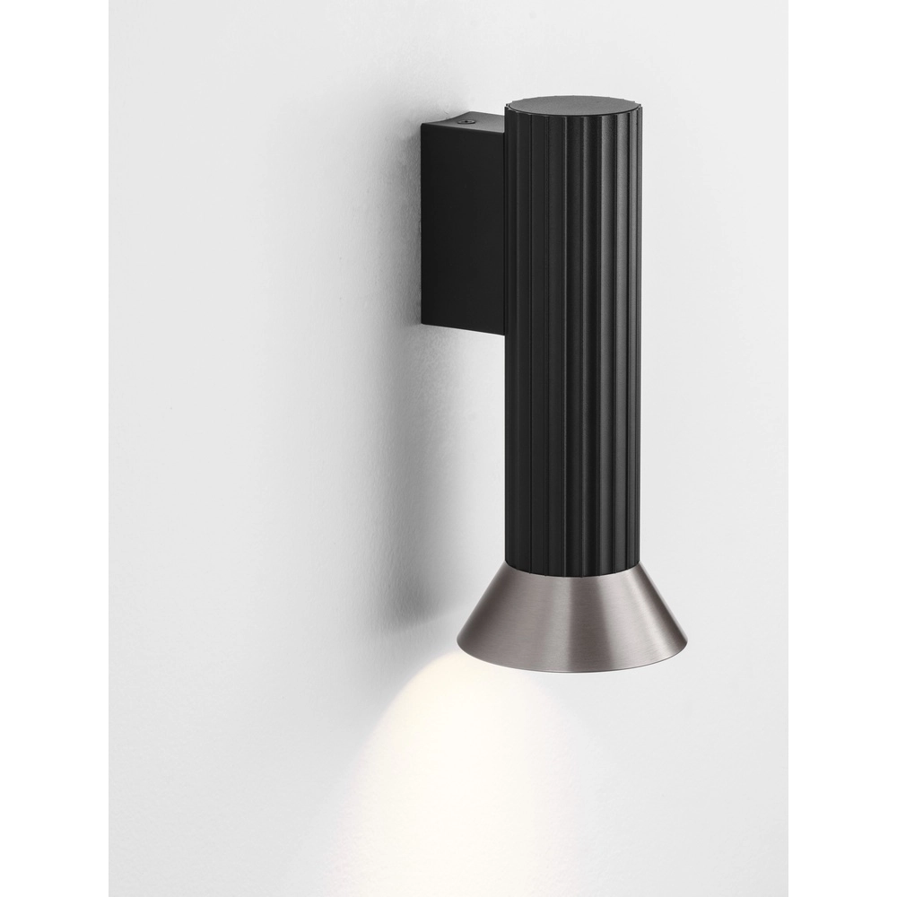 Spot mural Luvia noir avec bronze Lyora 5212017475565