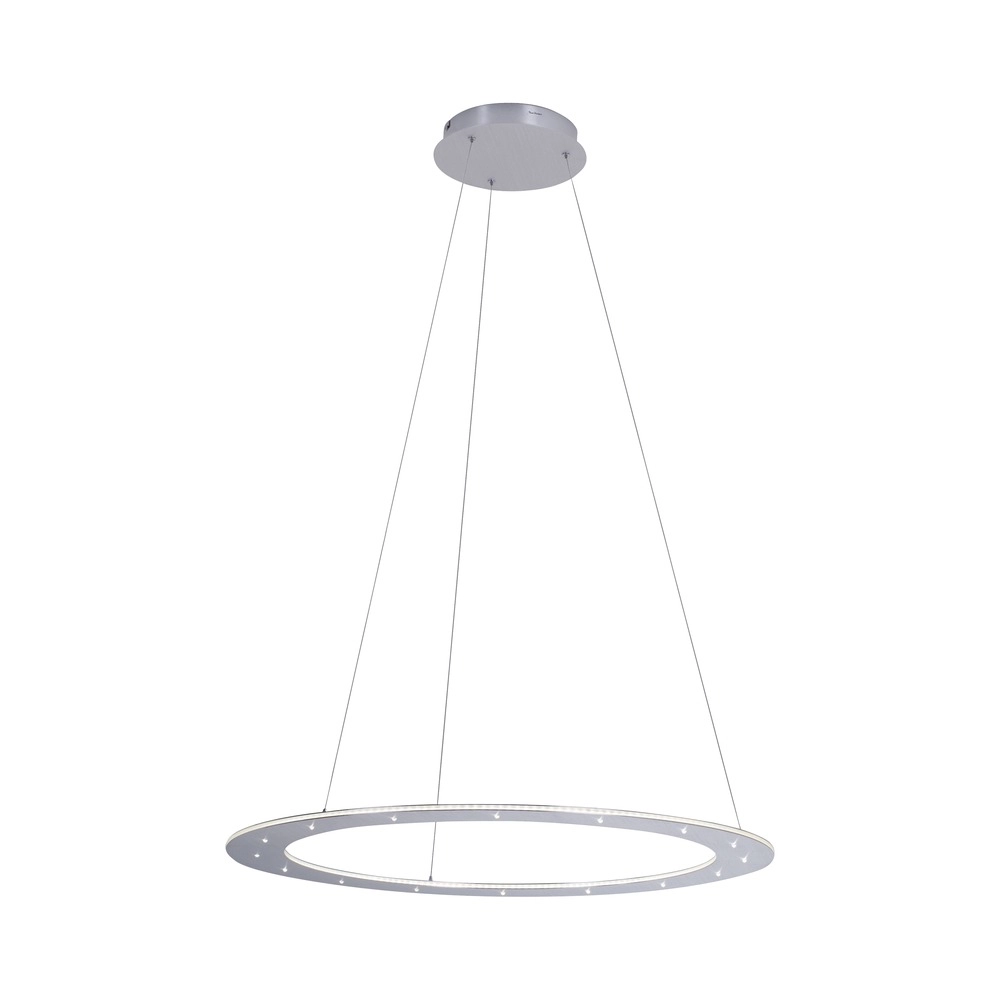 Suspension LED Pure Cosmo Métal brossé - Ø 75cm Paul Neuhaus 4012248350751