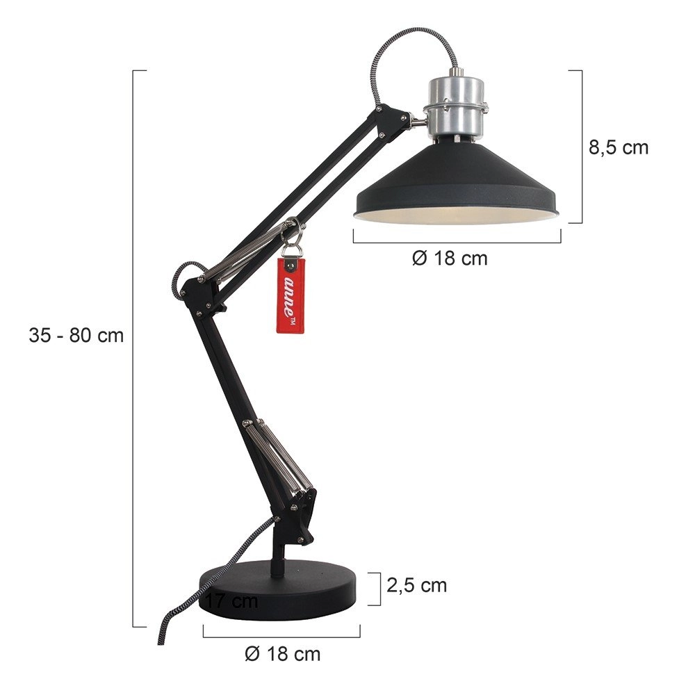 Lampe de table Zappa Steinhauer 8712746102871