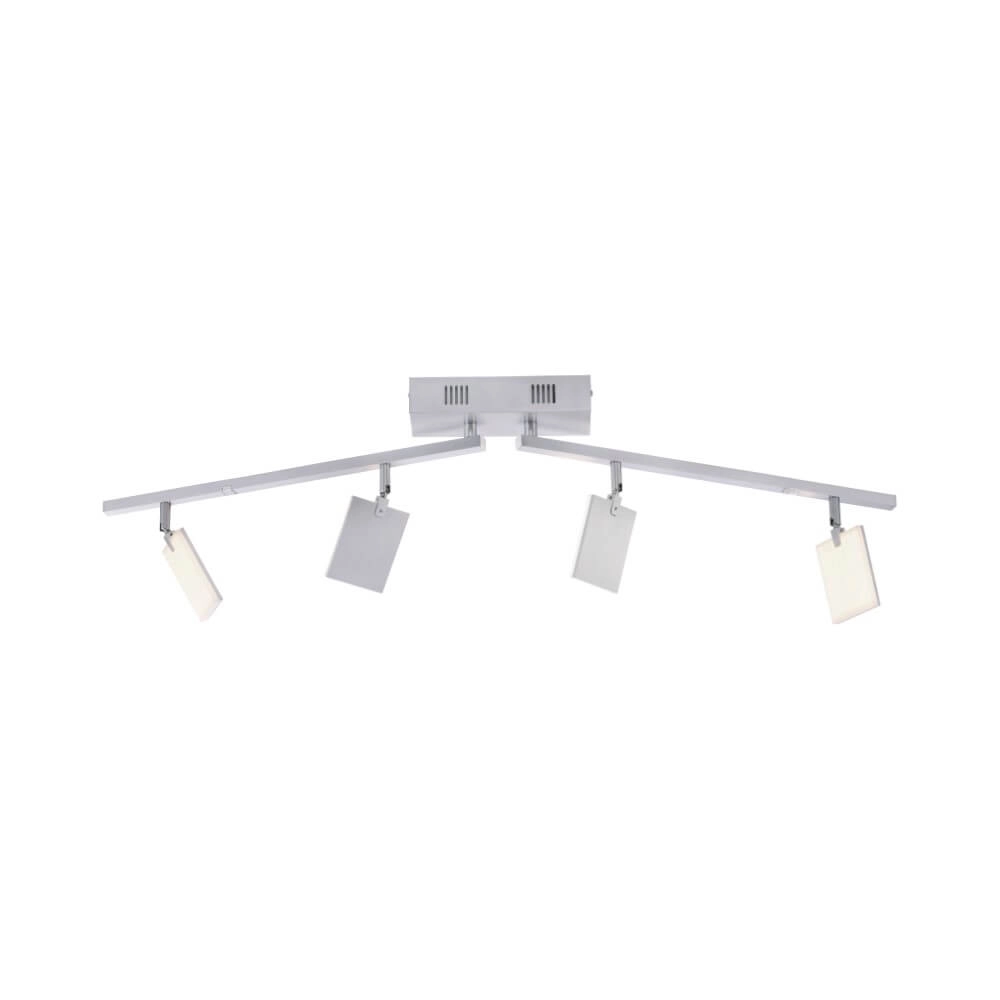 Plafonnier Pure Mira 4 lumières en aluminium Paul Neuhaus 4012248358870