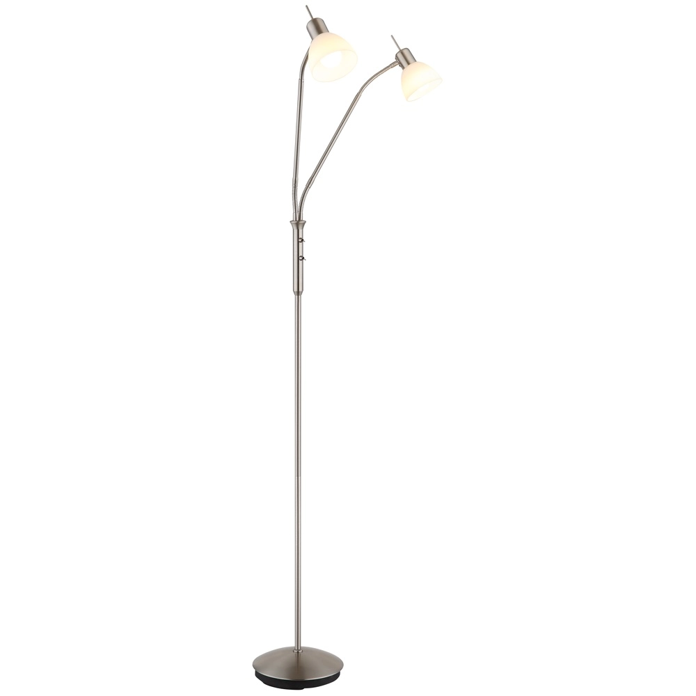 Lampe de lecture à 2 lumières Malte nickel