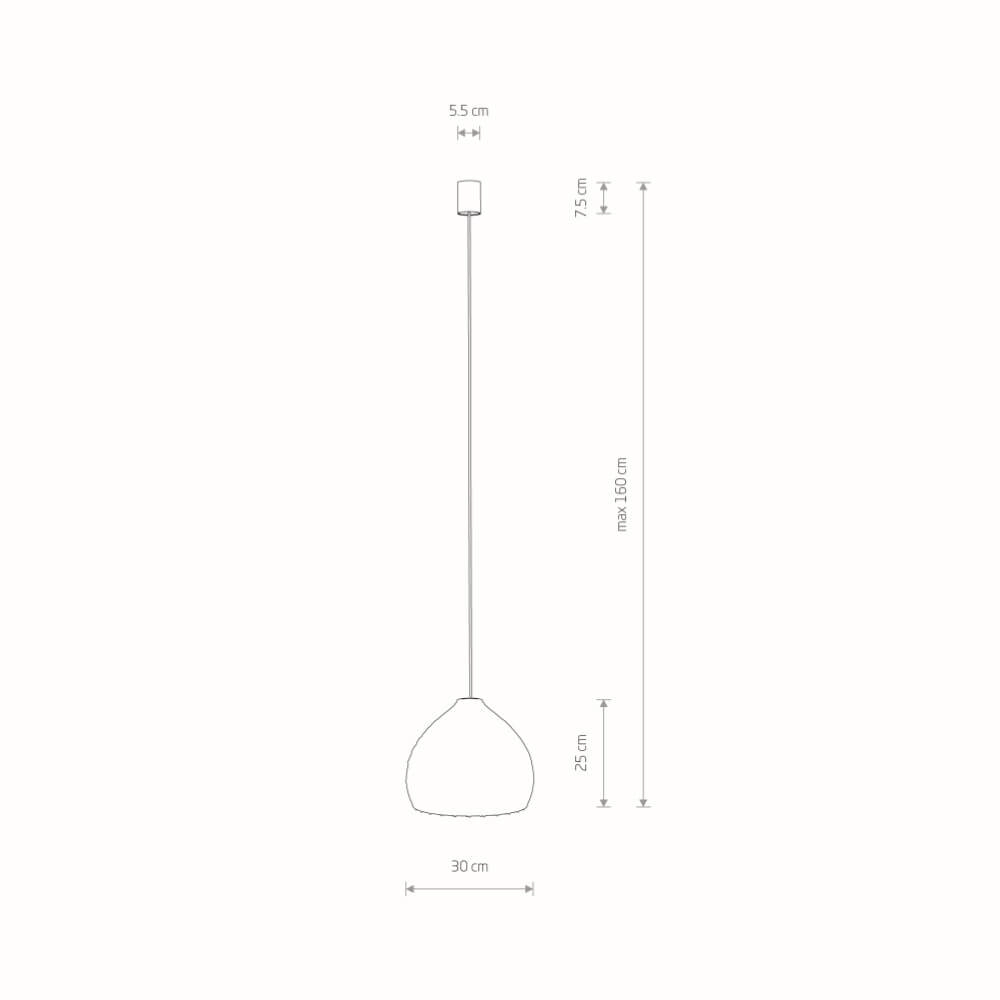 Suspension en rotin Boho S Ø 30cm Lyora 5903139111508