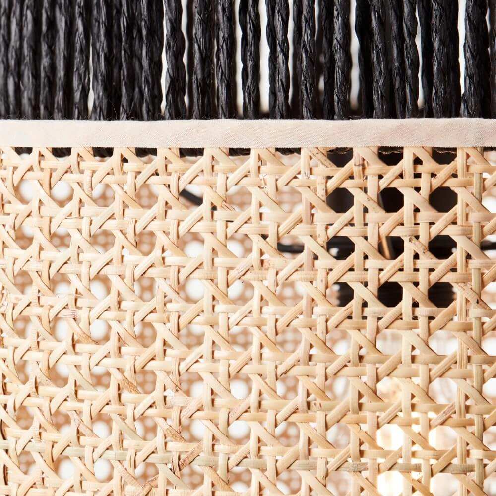 Lampe suspendue en rotin Arles Ø 36 cm Brilliant 4004353396458