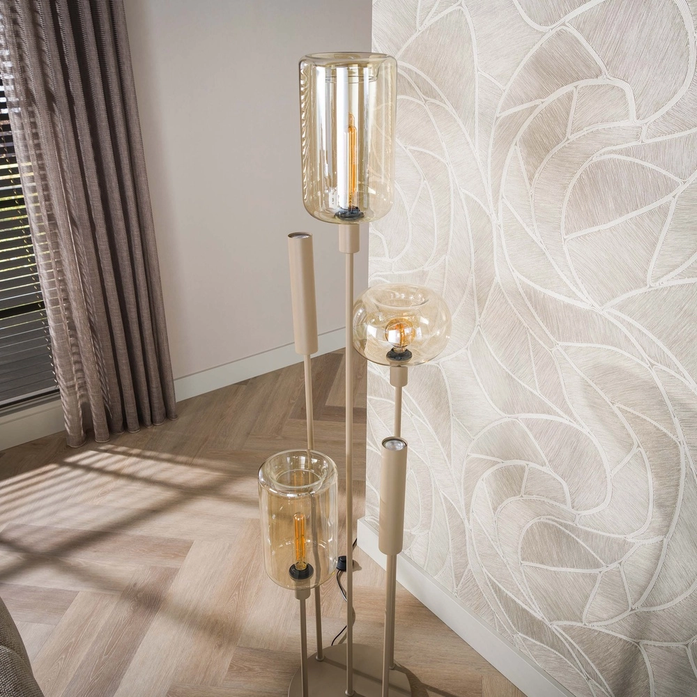 Lampadaire de conception Serene brun sable Lyora 8716803514768