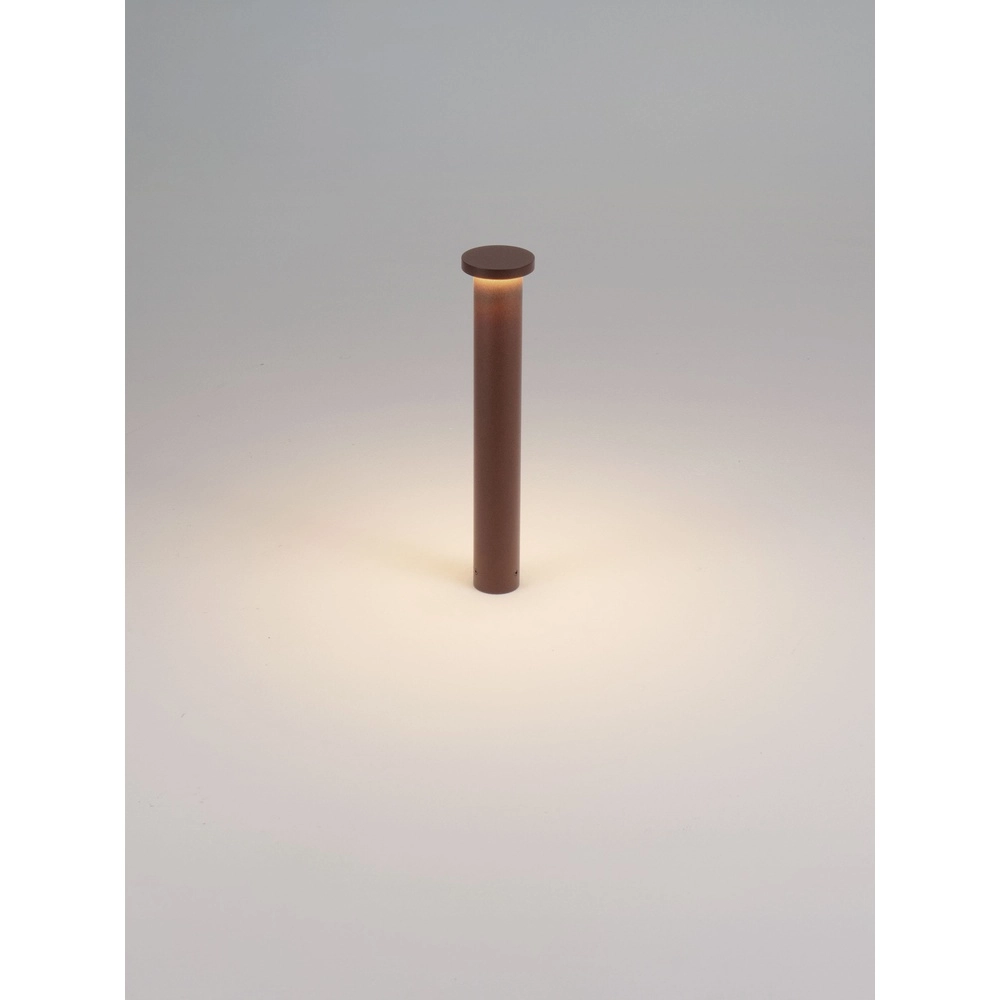 Éclairage de chemin moderne Bast brun rouille 45cm - 2700K Lyora 5212017497659