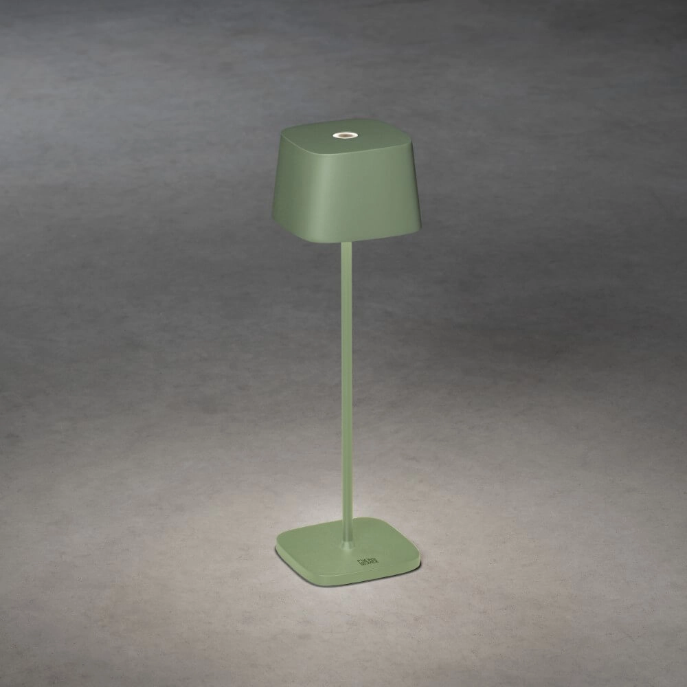 Lampe de table sans fil Capri vert KonstSmide 7318307814637