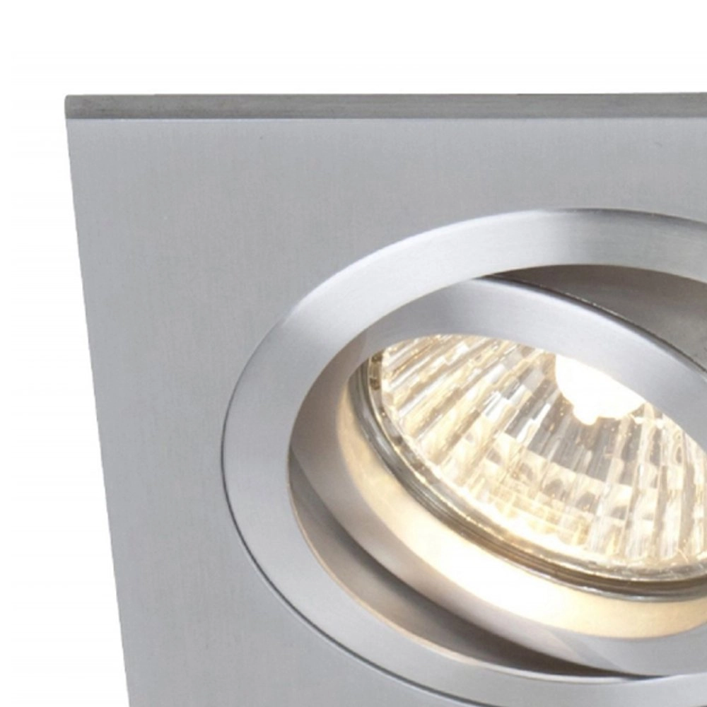 Spot encastrable Vespo Square 10 cm gris métallisé Steinhauer 8712746091892