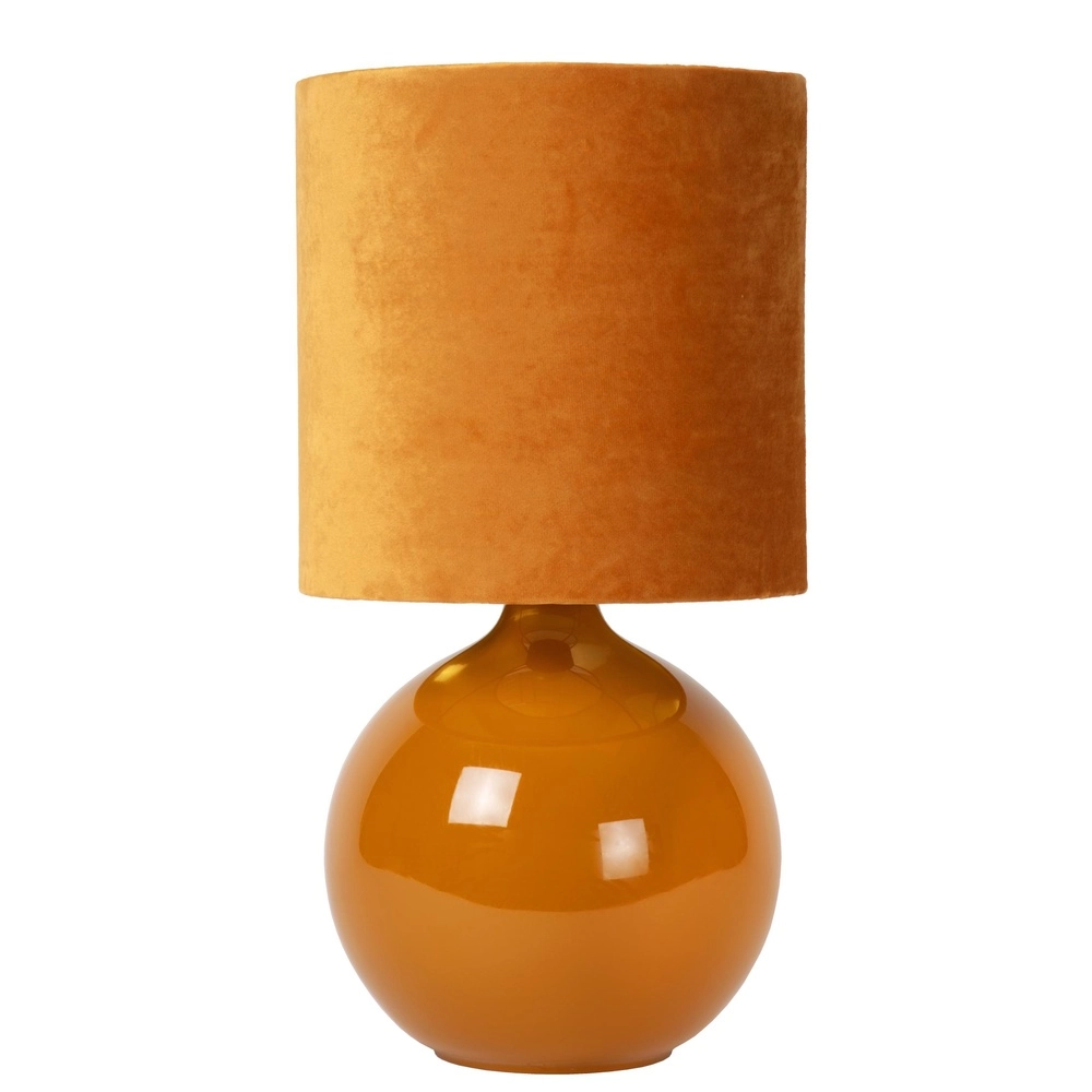 Lampe de table en ocre Esterad Ø 24cm