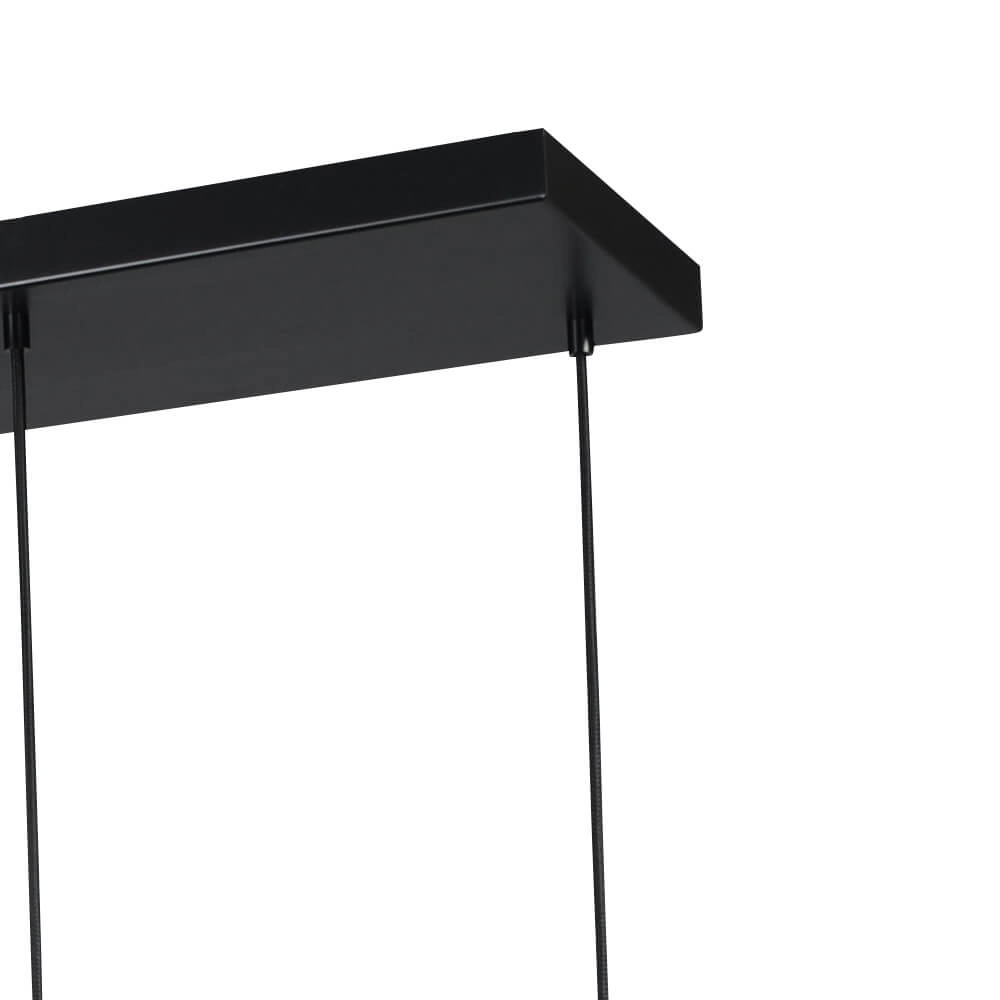 Lampe suspendue Lazise 4x Ø 25cm et 2x GU10 noir Masterlight 8718121303529