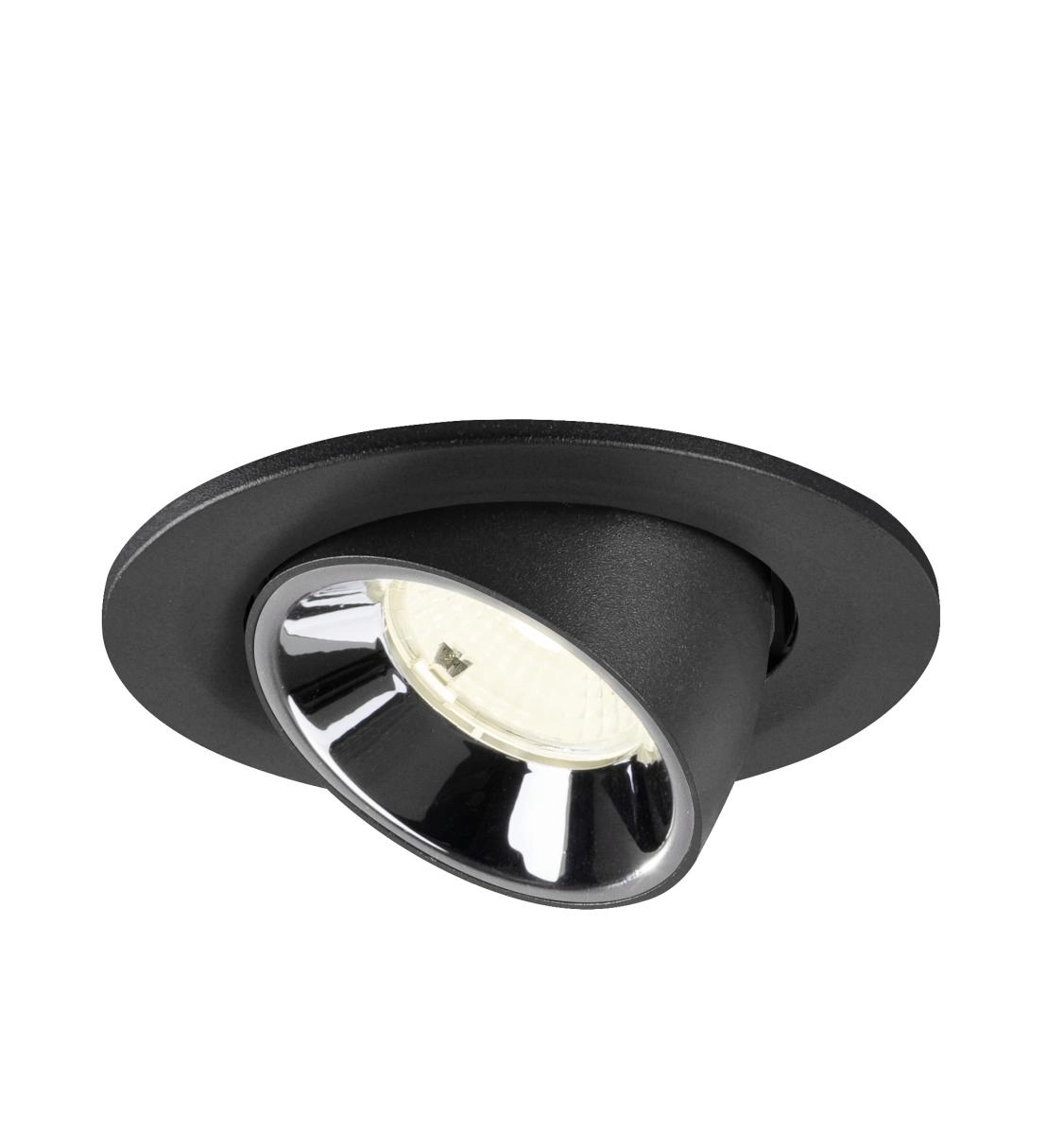 Spot encastré Numinos Gimble S noir/chrome 4000K - 55 deg SLV 4024163313315