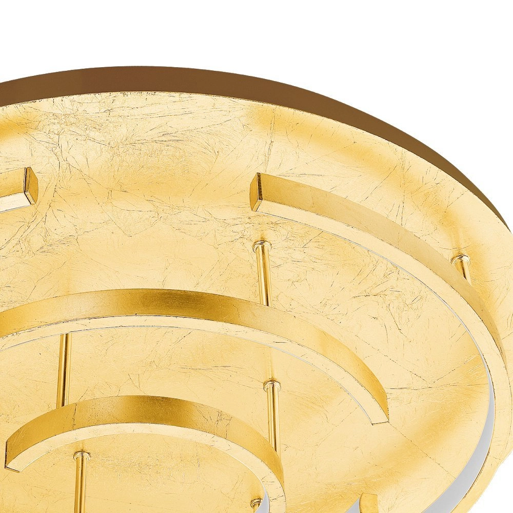 Plafonnier doré Pozondon Ø 52 cm Eglo 9002759984885