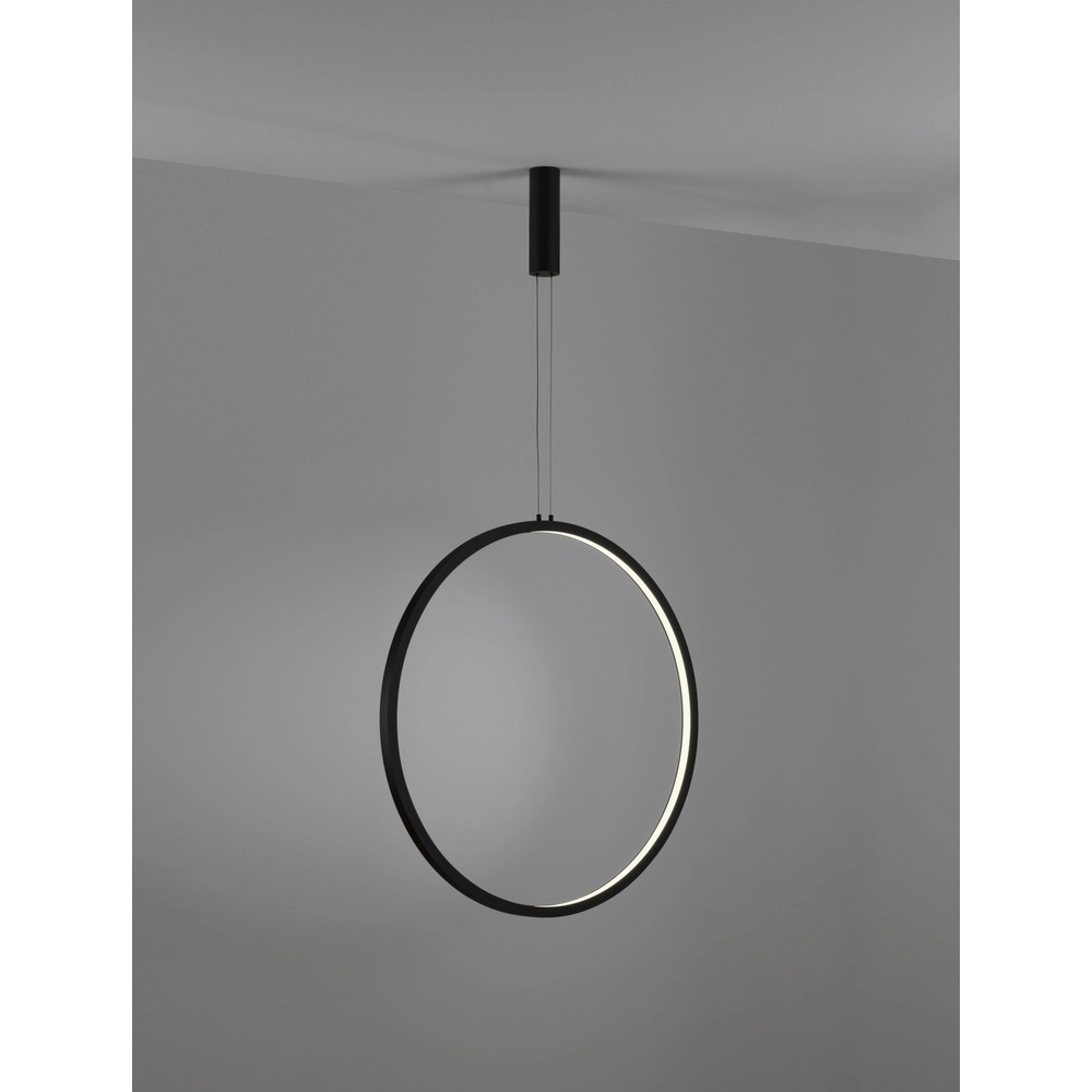 Suspension ronde Change Ø 80,7cm noir Suspension ronde Change Ø 80,7cm noir