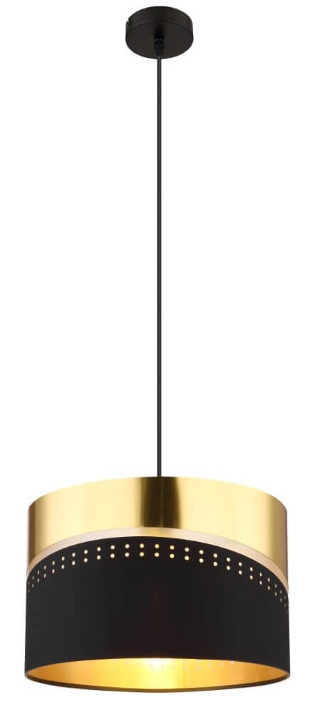 Lampe suspendue Or noir avec de l'or Lampe suspendue Or noir avec de l'or