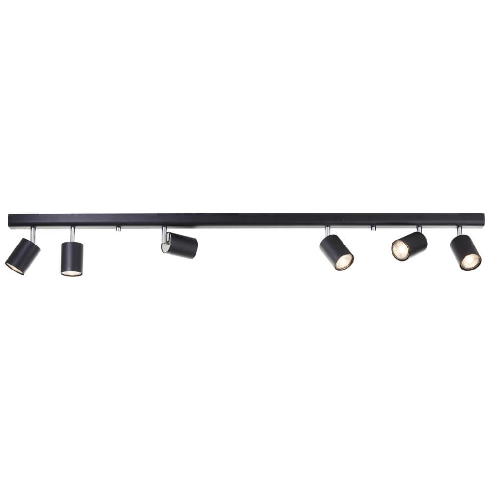 Plafonnier 6 lumières Different conception noir Brilliant 4004353435294