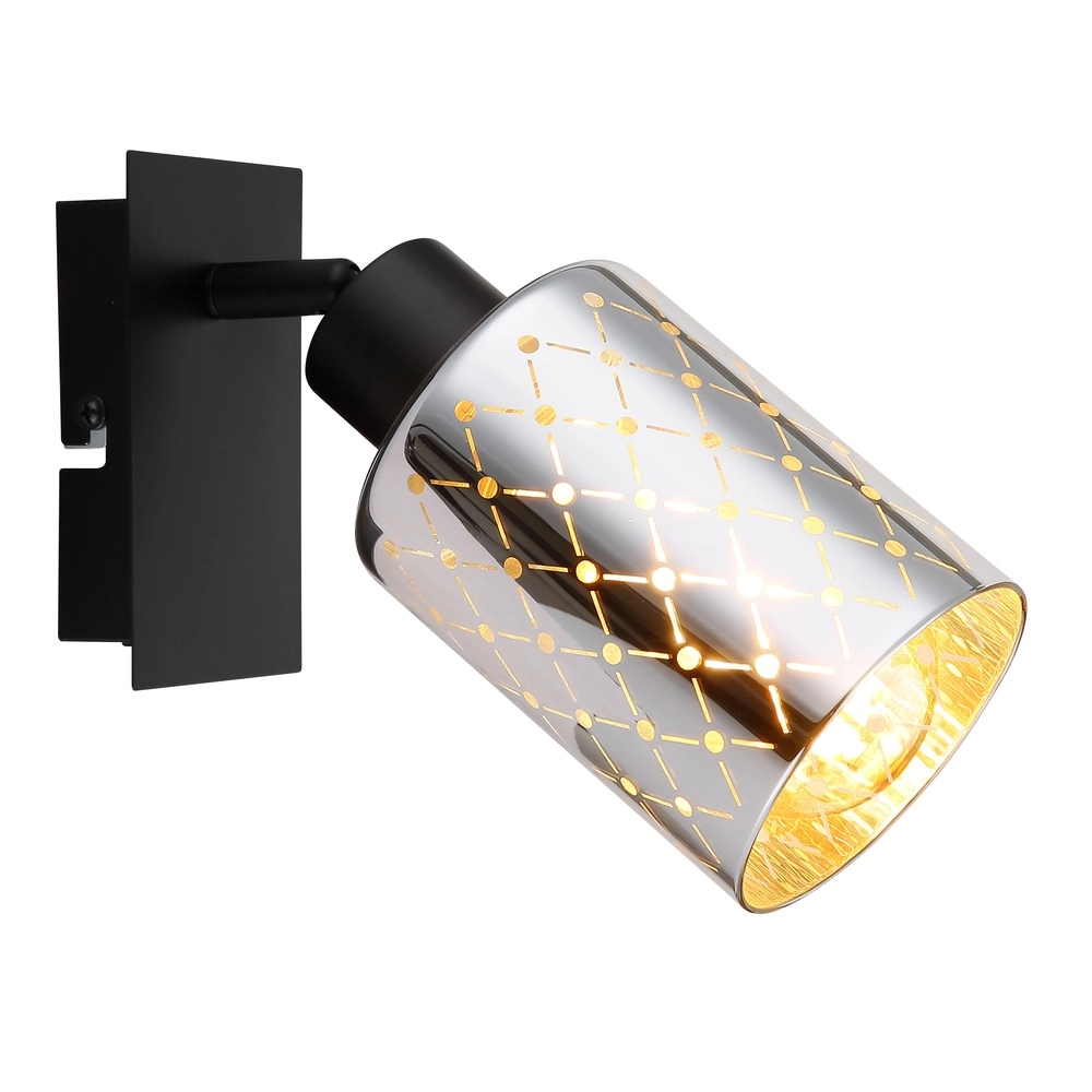 Lampe murale de conception Alonso Noir