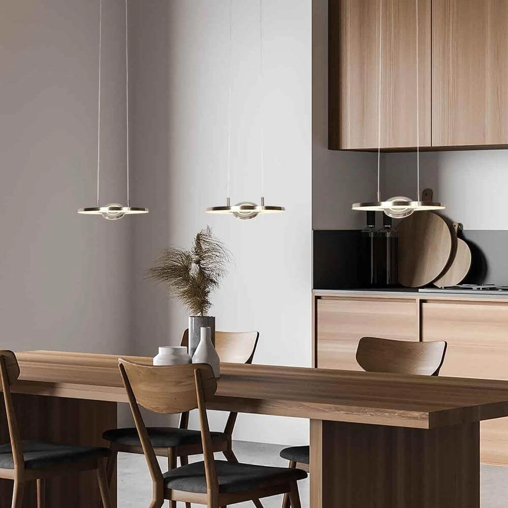 Suspension élégante Soleil Ø 32cm gris Steinhauer 8712746176674