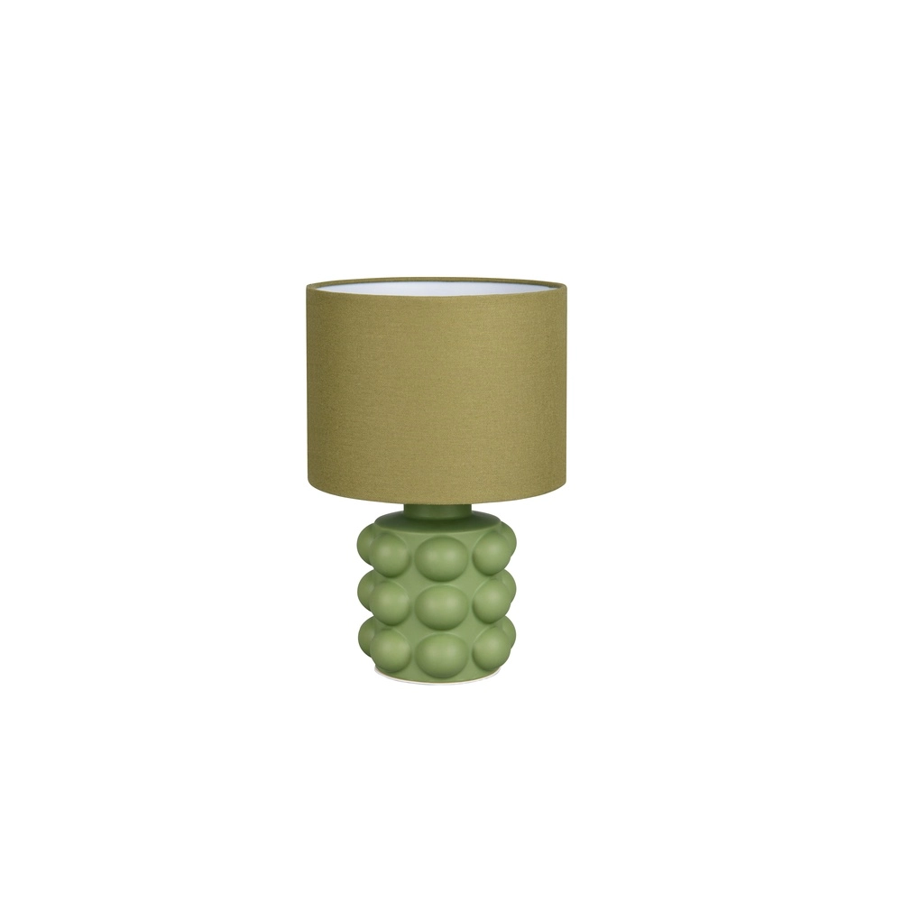 Lampe de table Kate vert Ø 20cm Trio 4017807662573