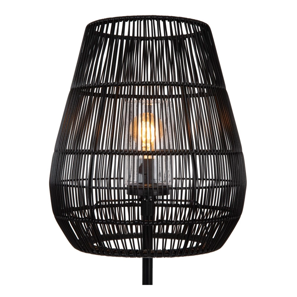 Lampe de pied Nerida IP44 noir - Ø 35cm Lucide 5411212031907