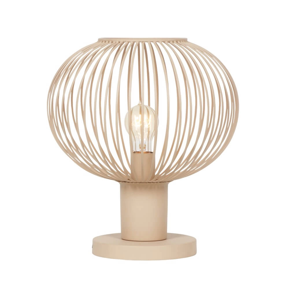 Lampe de table en fil Gila Ø 33cm - sable Trio 4017807629101