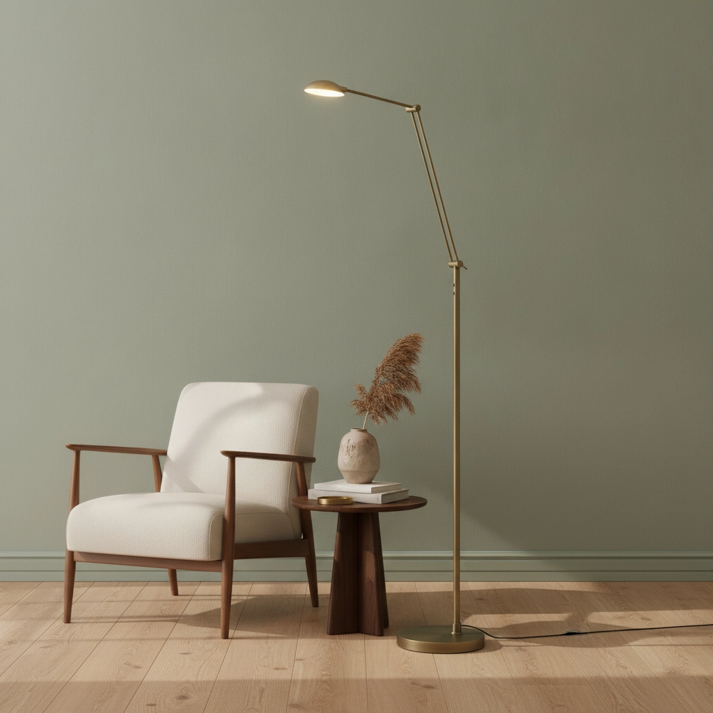 Lampe de lecture classique Palermo bronze antique