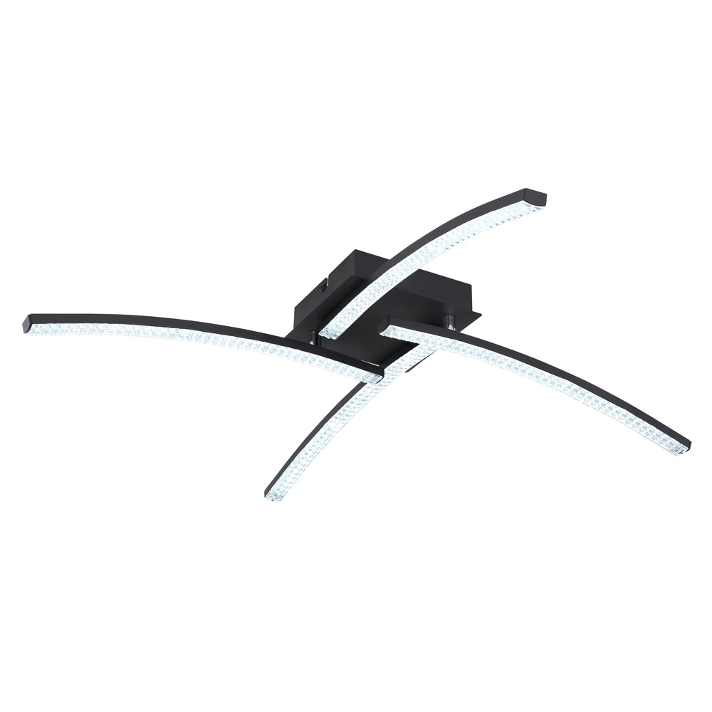 Lampe de plafond à design Jules Noir Globo 9007371421602