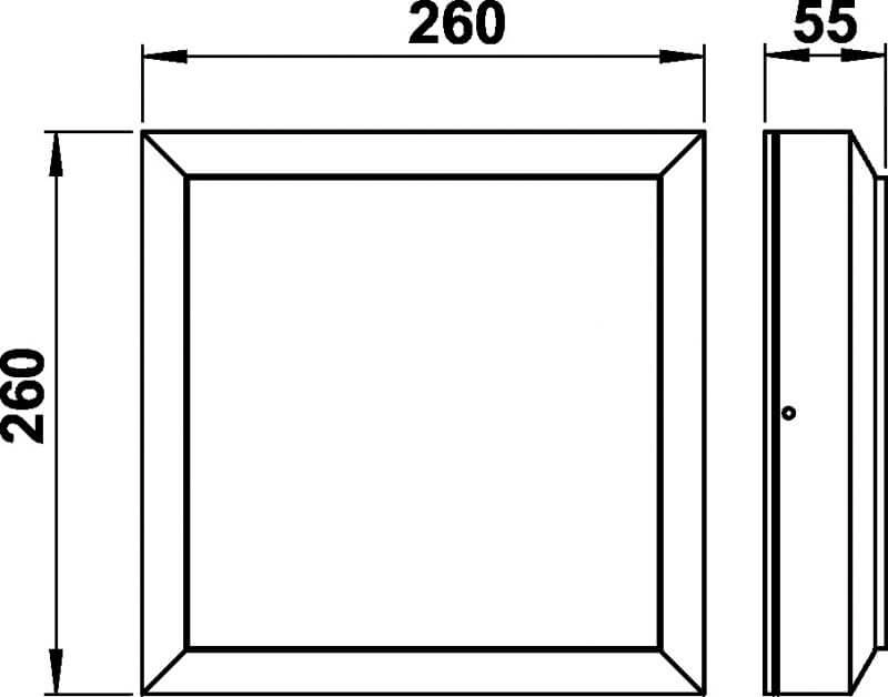 Lampe d'extérieur LED Parel 26 cm - blanc Albert 4007235865615