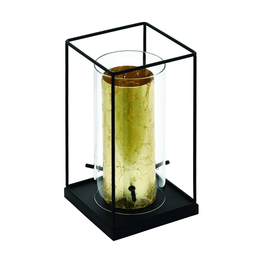 Lampe suspendue à une seule lumière Loncino 1 noir avec or