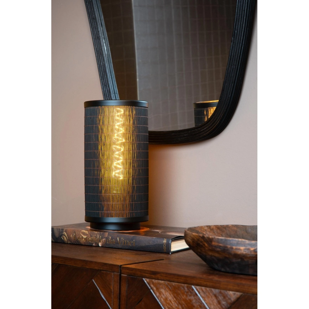 Lampe de table Tagalog Ø 15 cm de noir Lucide 5411212211637